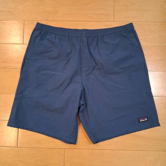 Patagonia Other - Patagonia Mens Baggies Stretch Shorts 8" Navy Blue #58050 Sz XL Hiking Outdoors